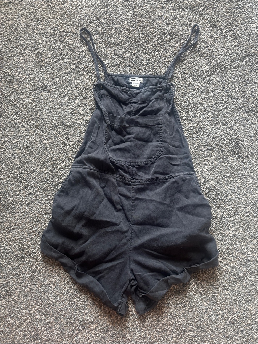 Billabong Black Sleeveless One-Piece Romper